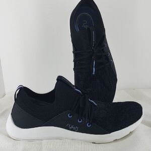 Ryka Black and Blue Sneakers Lightweight Breathable Design